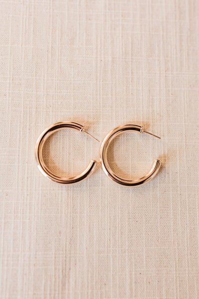 Gold Goldie Hoops