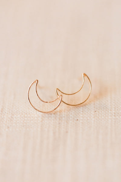 Large Moon Studs